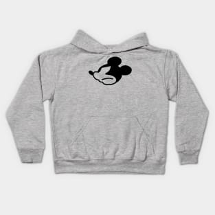 Steamboat Willie Portrait Mad Mouse Kids Hoodie